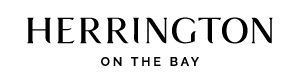 Herrington on the Bay logo in black text on a white background