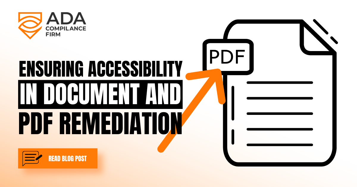Ensuring Accessibility in Document and PDF Remediation