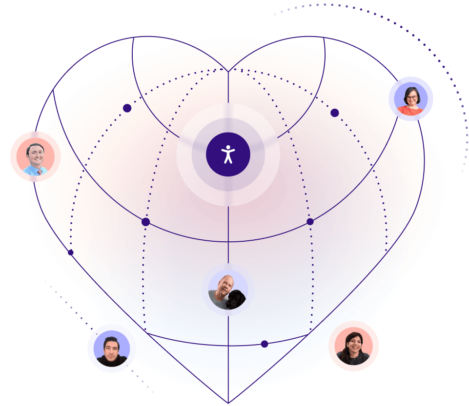 Accessibility love illustration