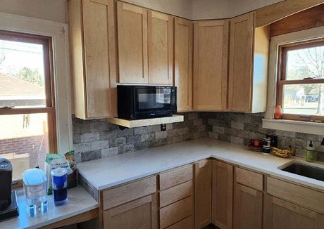 Kitchen With Wooden Cabinet Kitchen With Wooden Cabinet