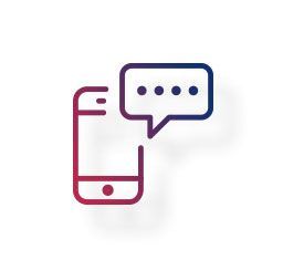 A Cell Phone With A Speech Bubble Next To It — Just Sheds In Kunda Park, QLD