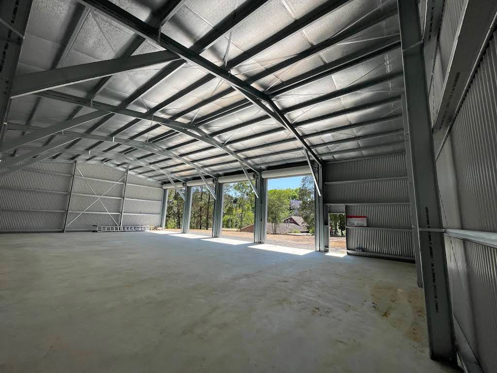 Newly-Built Shed Interior