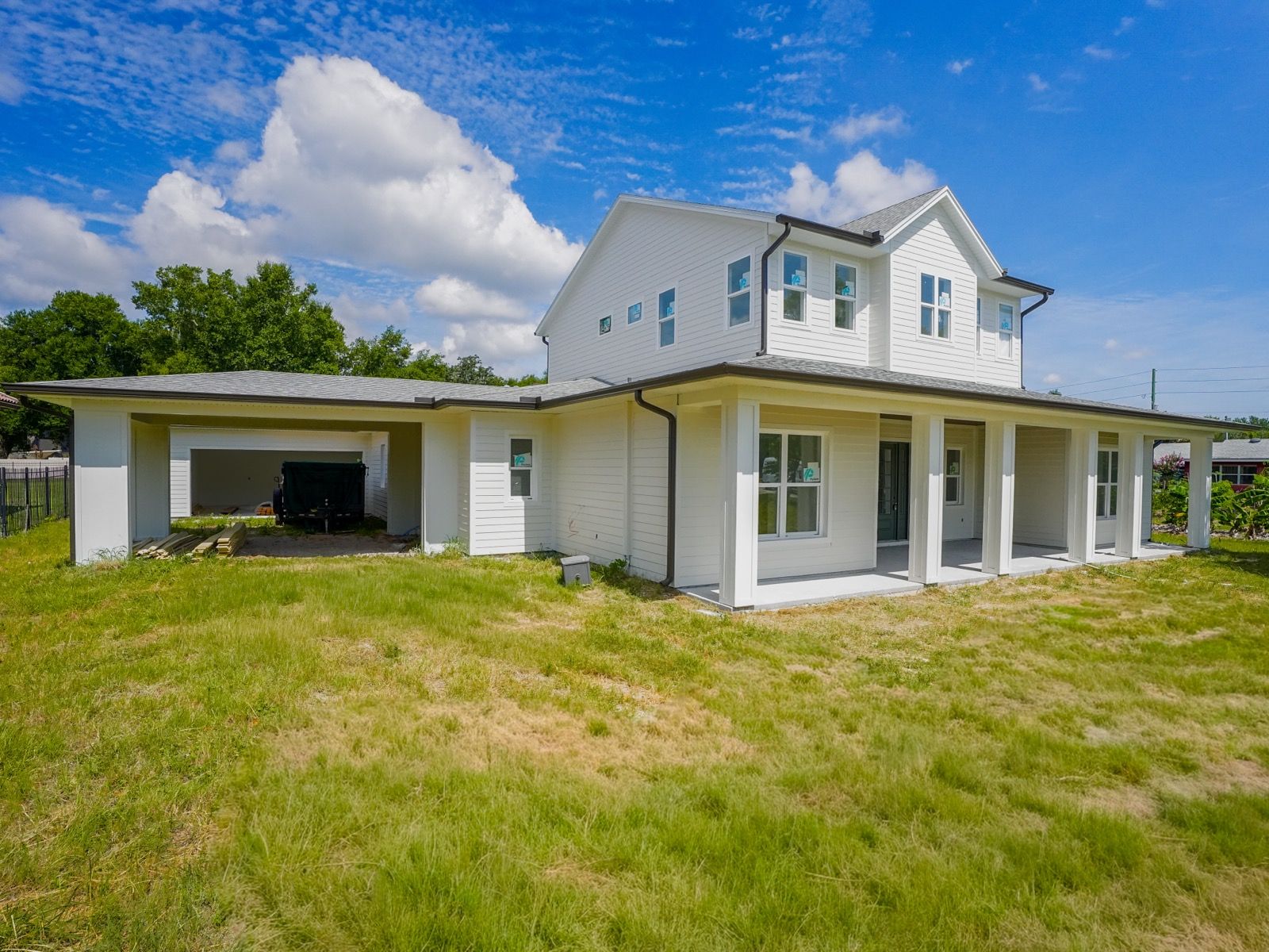 Side exterior view of the 1122 Dingens Ave custom home project by BittnerSweet Co