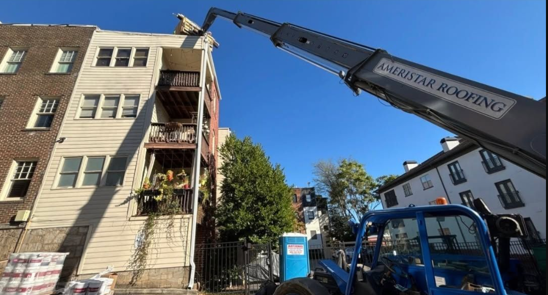 Commercial roof inspection and repair work
