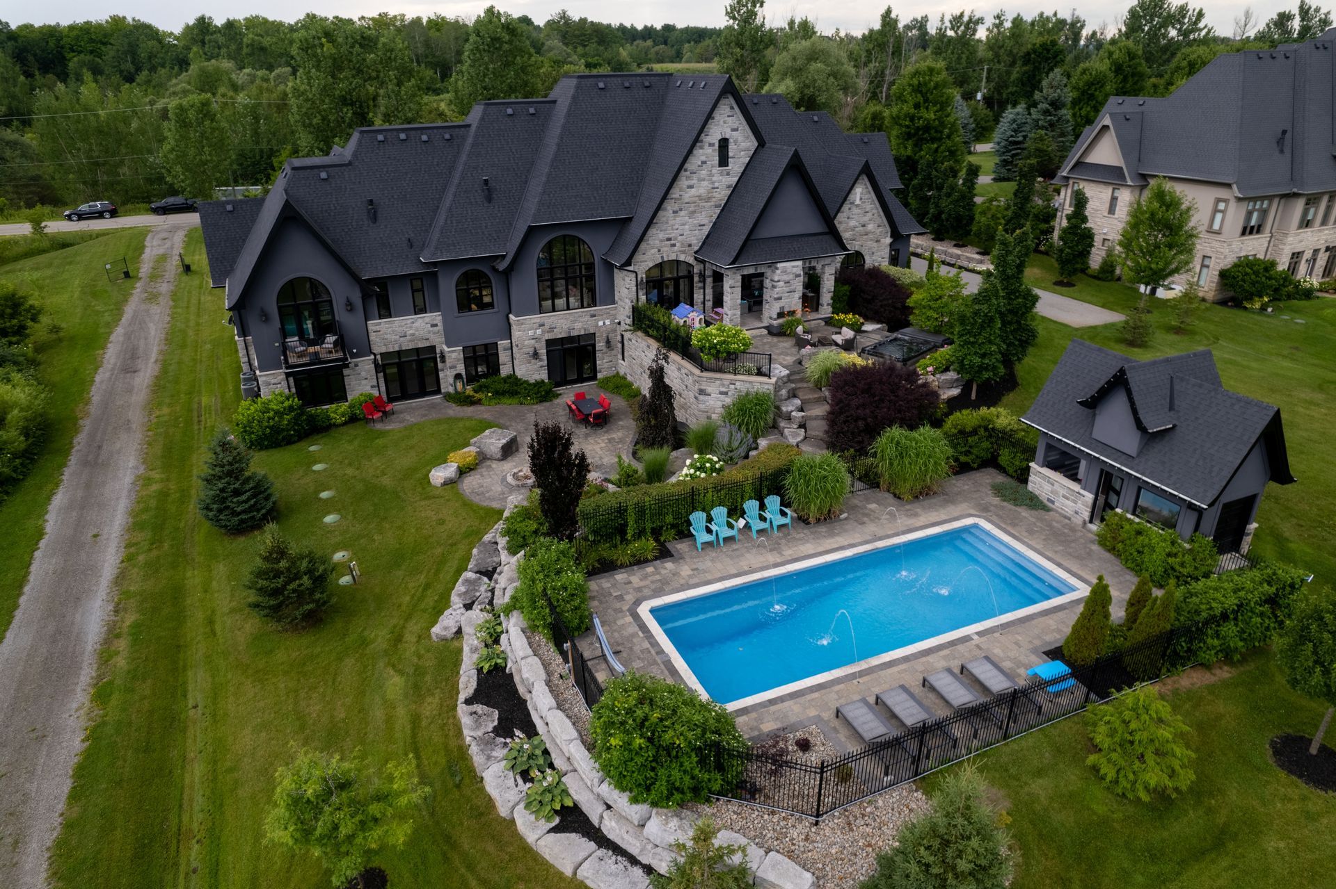 HOA managed residential roofing community