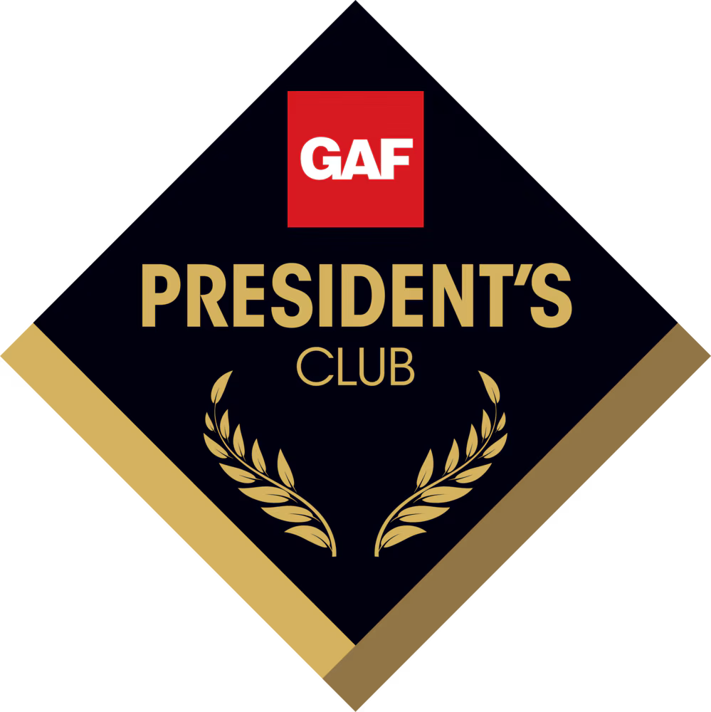 GAF President's Club Roofing Contractor