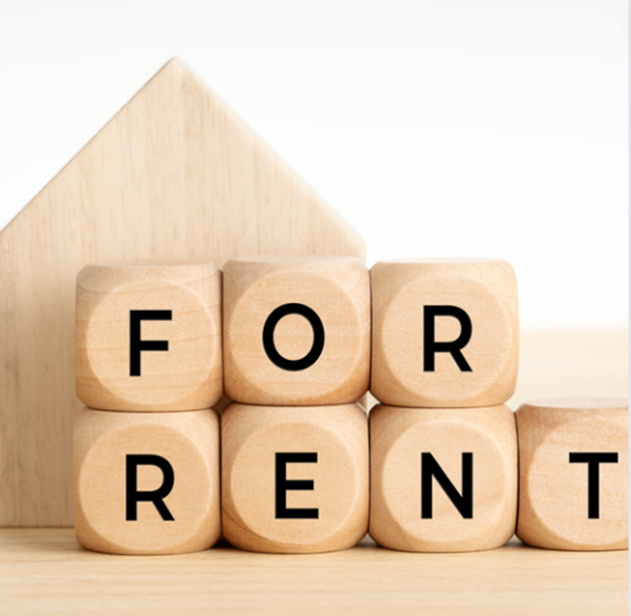 Wooden Cubes With The Words For Rent Written On Them — Howells & Co Legal & Conveyancing In Cessnock, NSW