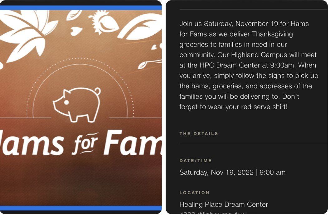 Brown graphic with white pig icon and partial “for Fam” text beside a black text panel