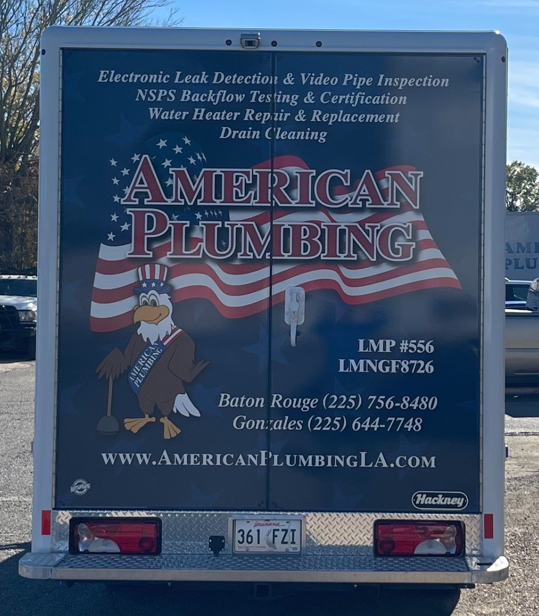 Rear of a truck with 