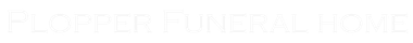white funeral home logo