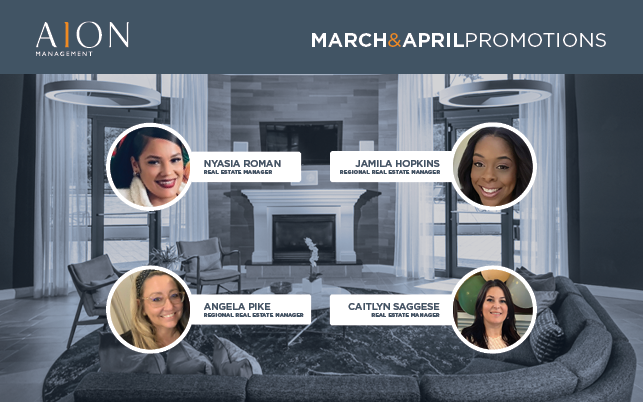 Promotional graphic with headshots of four women. Text includes