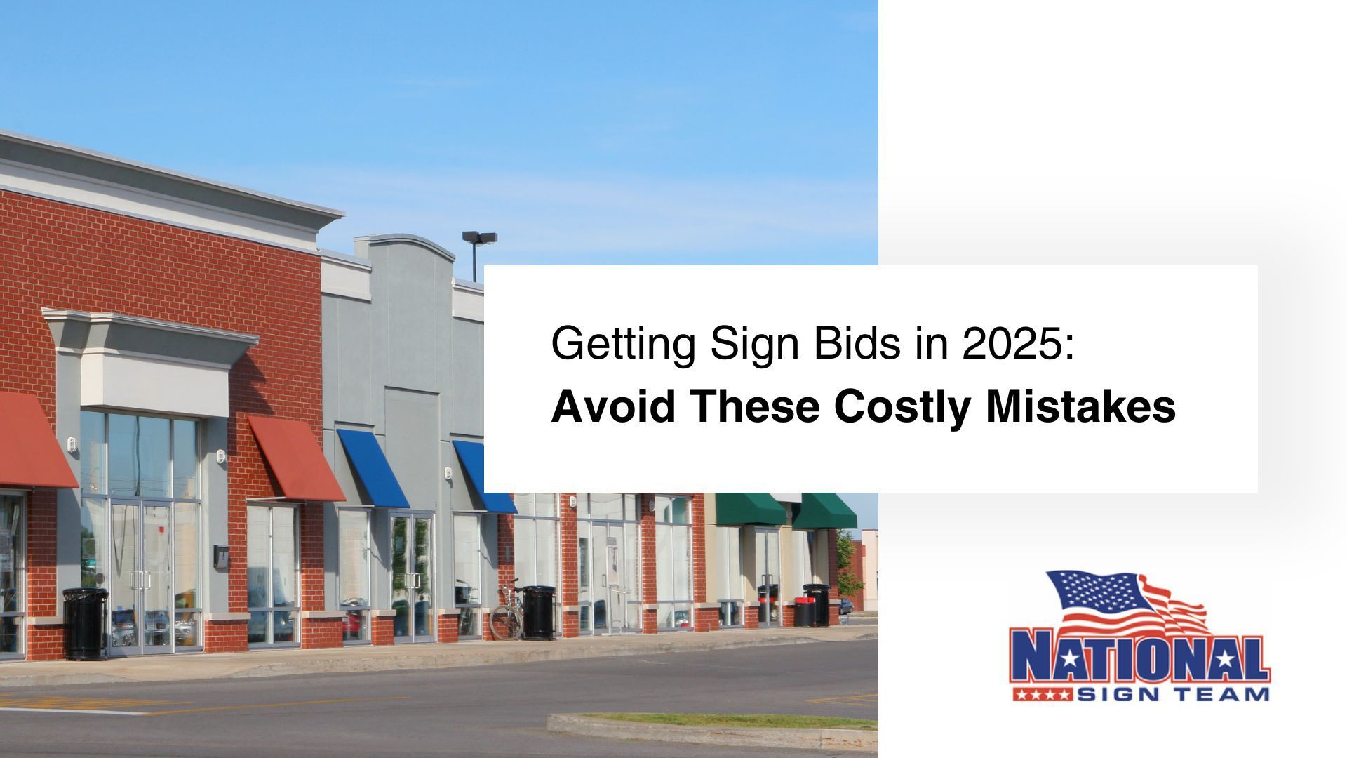 Getting sign bids in 2025 avoid these costly mistakes