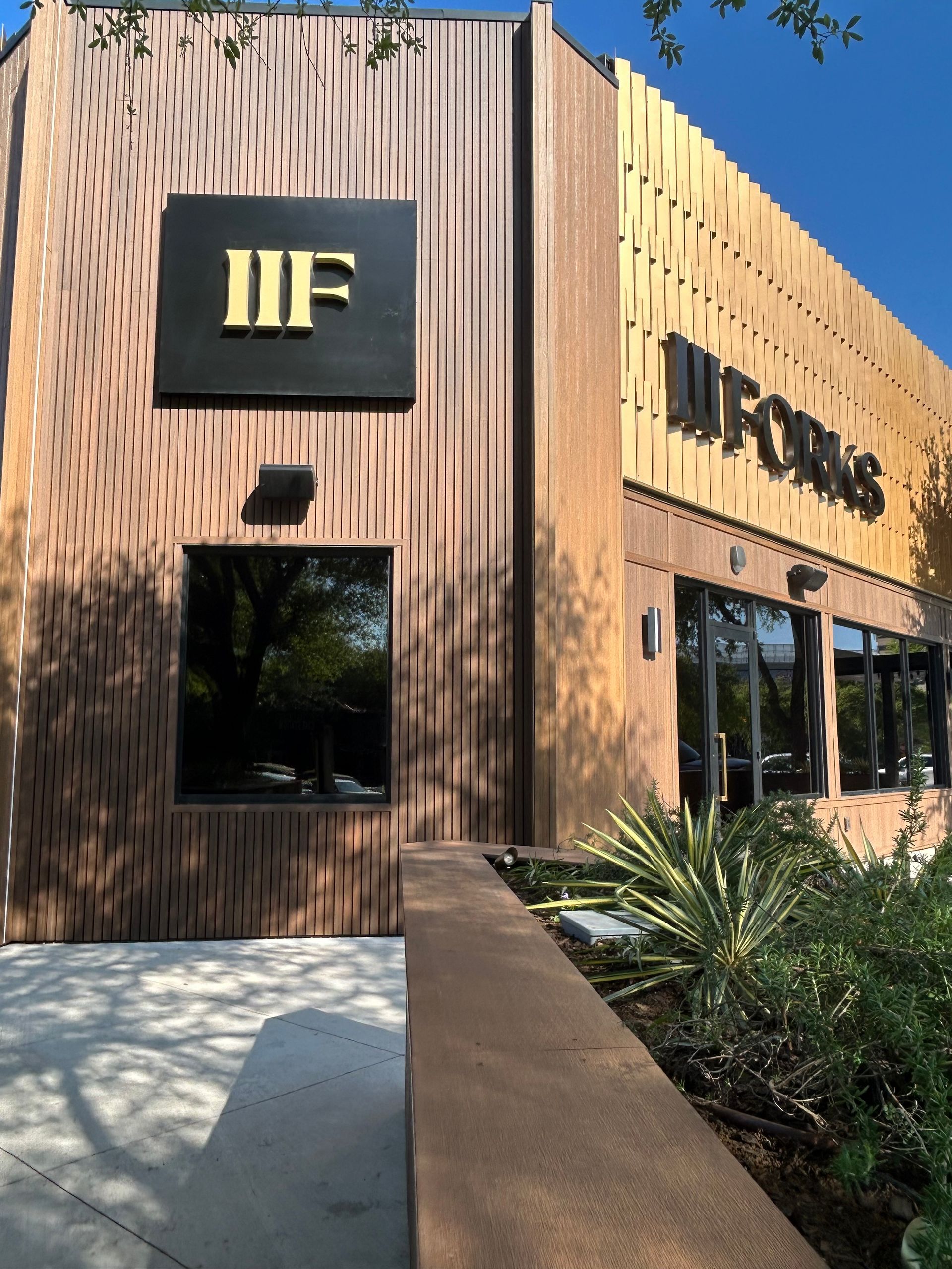 A building with a sign that says iiif on it
