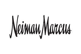 A black and white logo for neiman marcus on a white background.