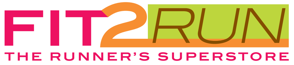 A logo for fit2run the runner 's superstore