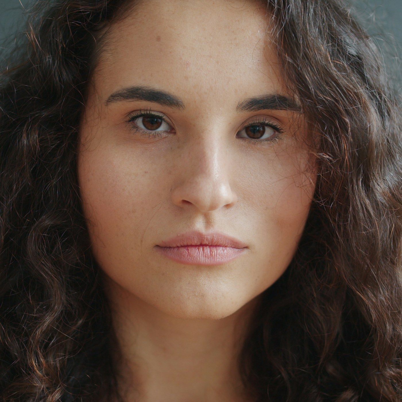 A healthy, active person in clean studio light