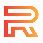 Gradient orange letter