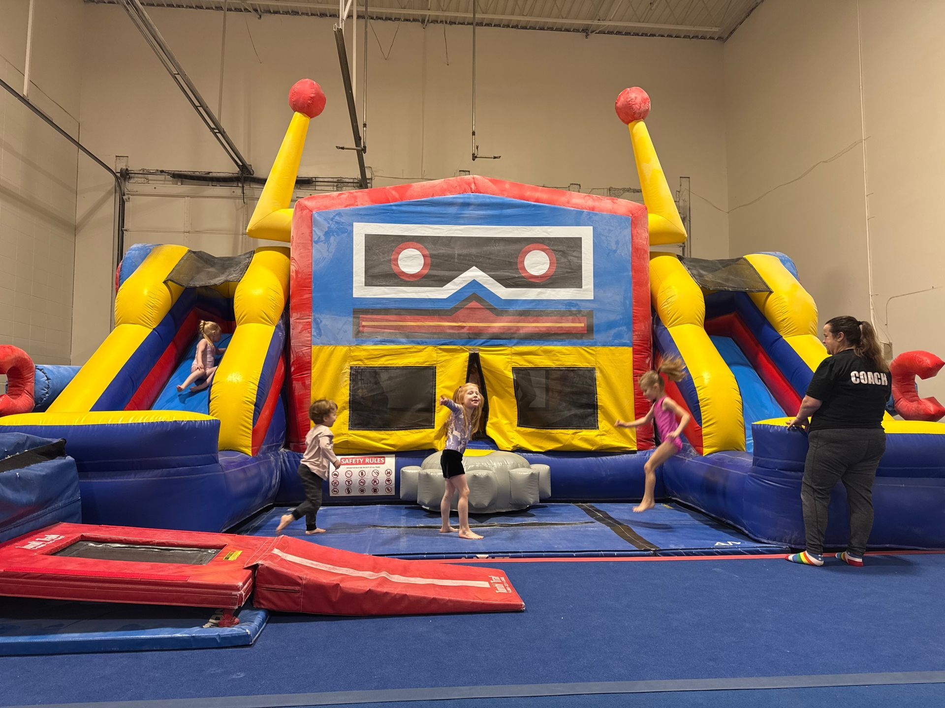 robot bounce house