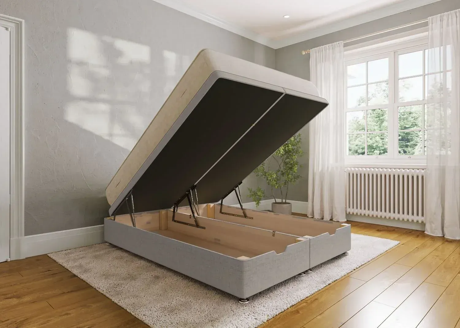End Opening Ottoman Divan Bases | Bedlam Beds Bristol
