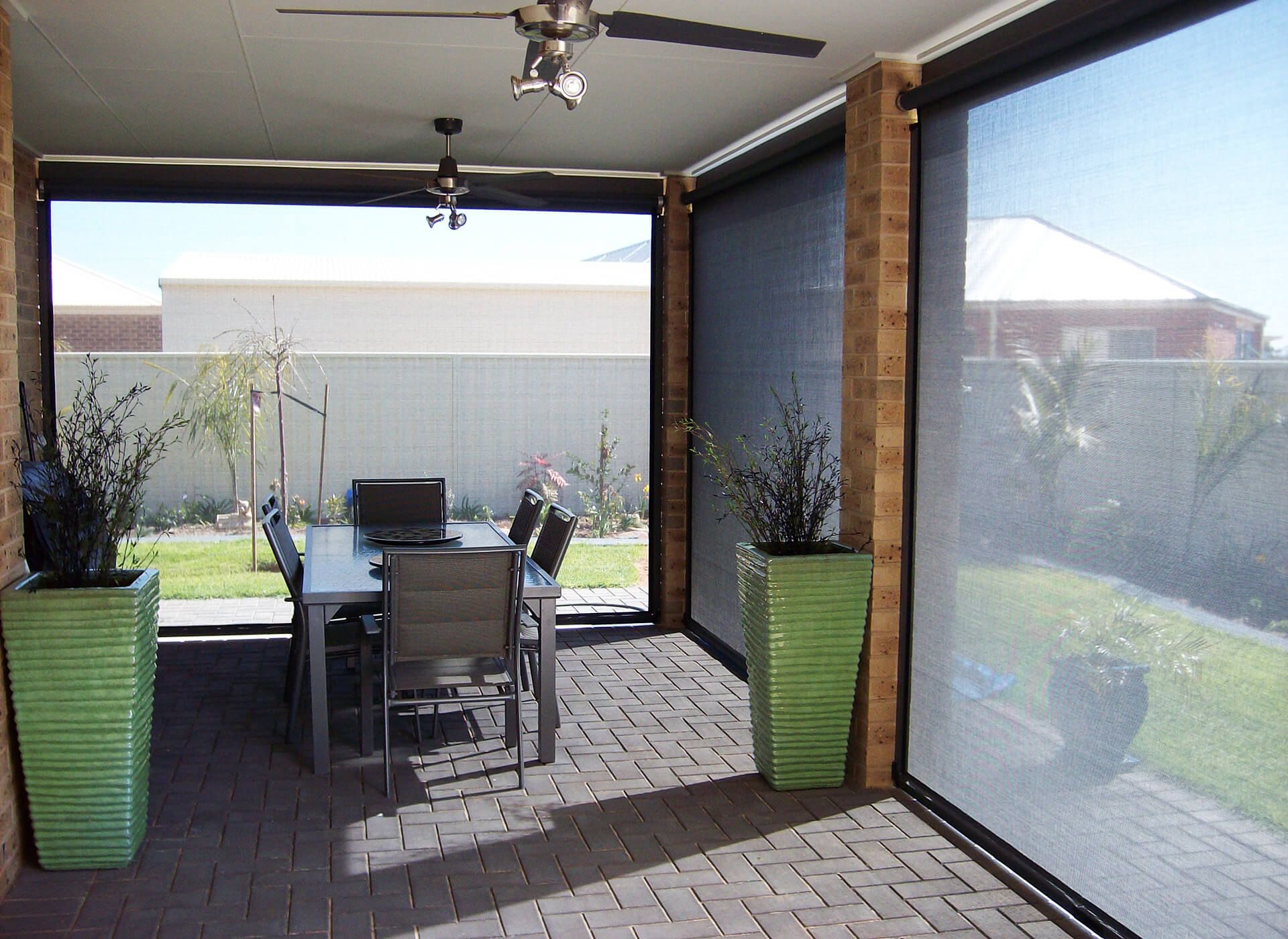 Ziptrak Blinds from Sunraysia Outdoor Blinds