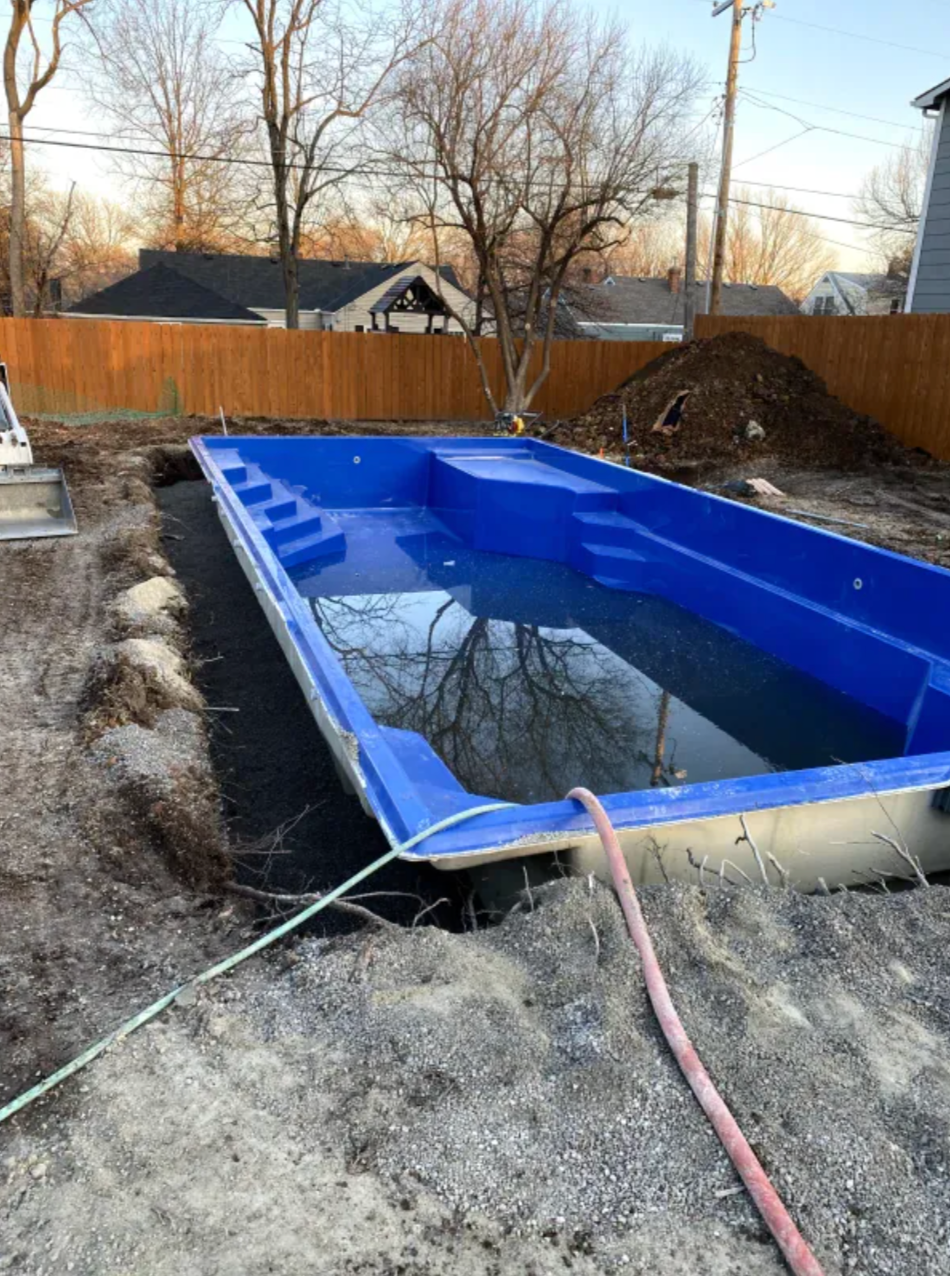 Fiberglass Pool Installation in Wichita KS with GROUND EFX