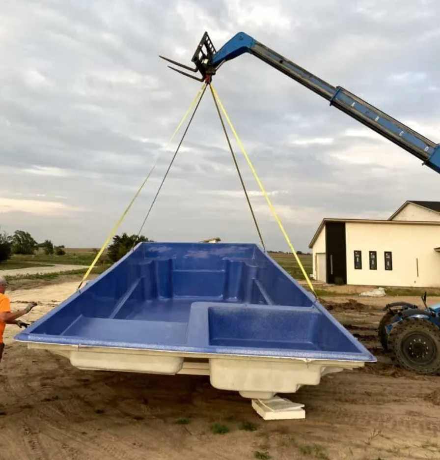 Fiberglass Pool Installation in Wichita, KS with GROUND EFX