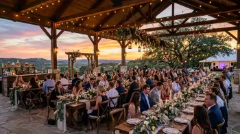Wedding reception table décor rentals in Central Texas
