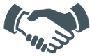 shaking hands icon