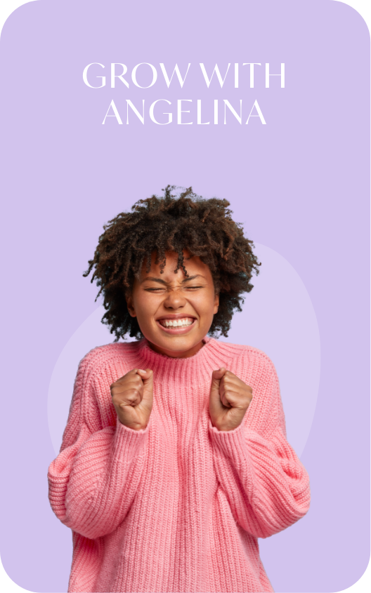 Grow with Angelina website template