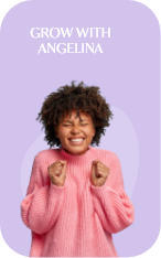 Grow with Angelina website template