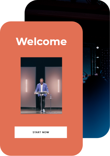 website template card that says welcome