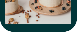 website template card with cake