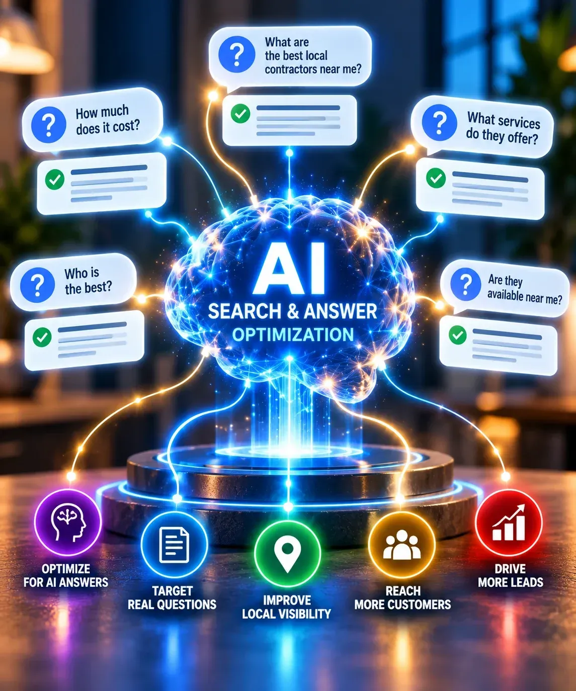 Digital marketing agency services for AI search visibility.