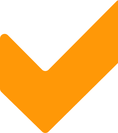 Orange checkmark icon | Torrance Tires & Auto Care