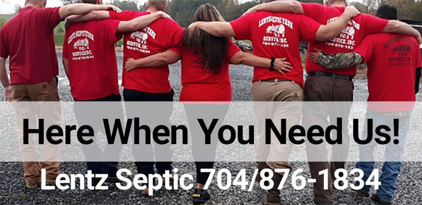 Service Crew — Statesville, NC — Lentz Septic Tank Service