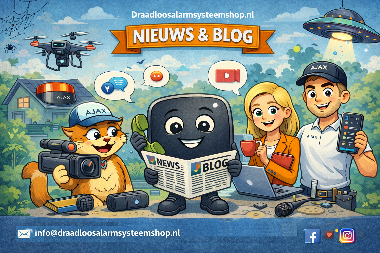 AJAX Blog & Nieuws – updates, tips en innovaties in draadloze beveiliging