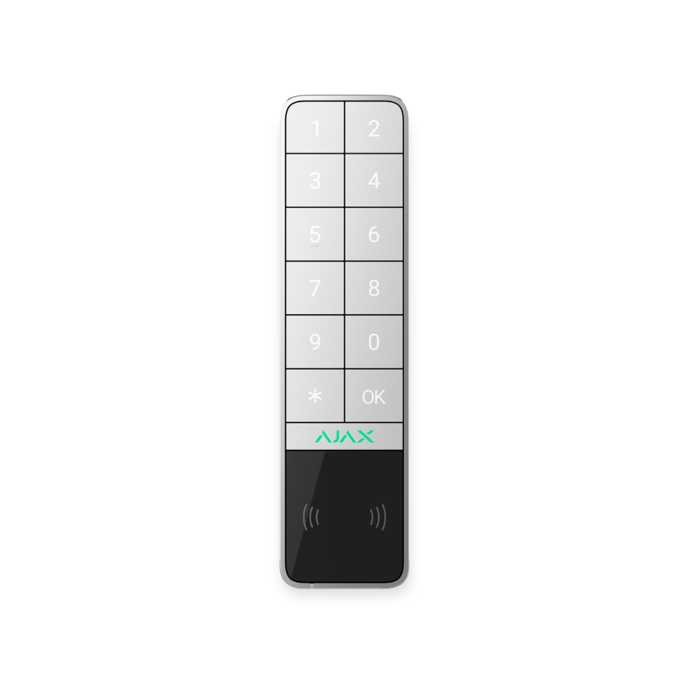 AJAX Outdoor draadloos KeyPad toetsenbord wit