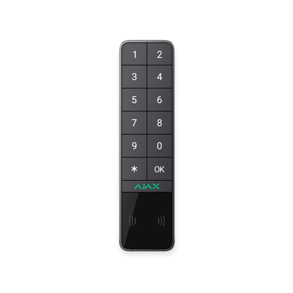 AJAX Outdoor draadloos KeyPad toetsenbord zwart
