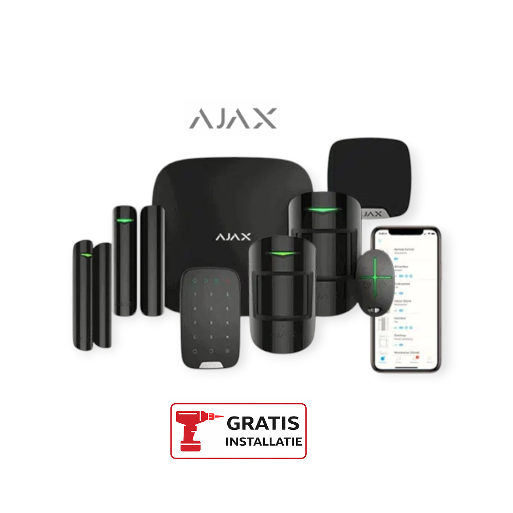 AJAX alarmsysteem appartement met gratis installatie