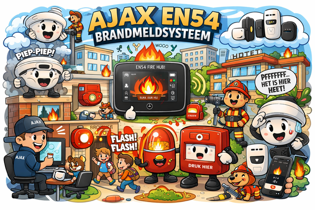 Ajax EN54 line brandmeldcentrale
