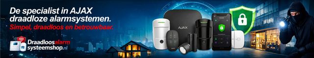 Draadloosalarmsysteemshop - Website banner home