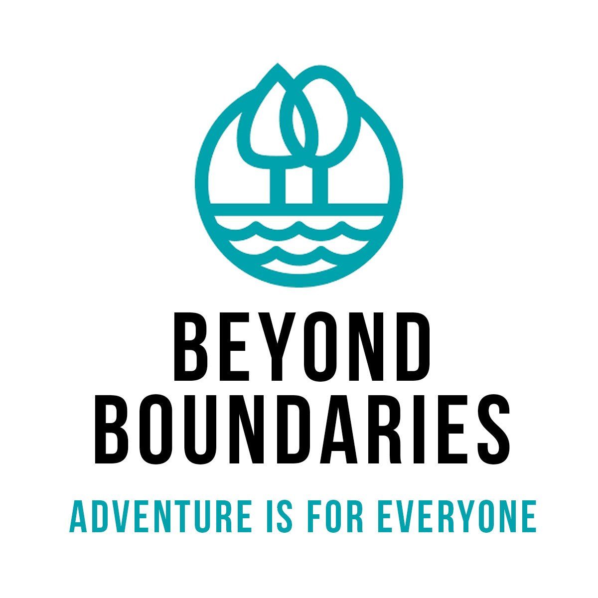 The logo for beyond boundaries adventure is for everyone