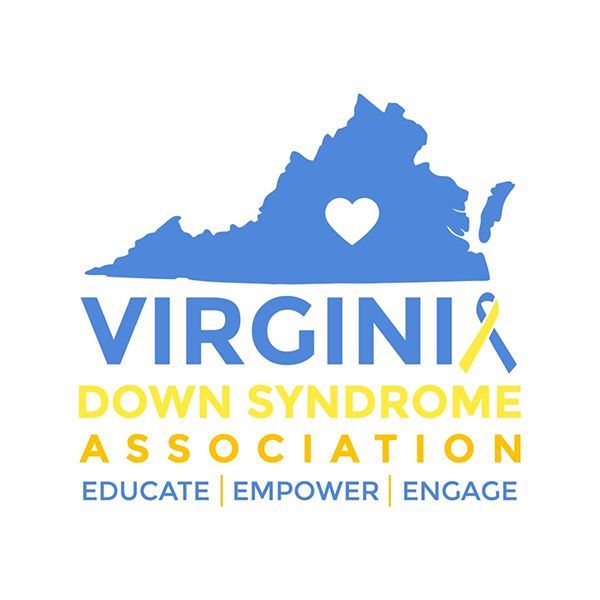 The logo for the virginia down syndrome association