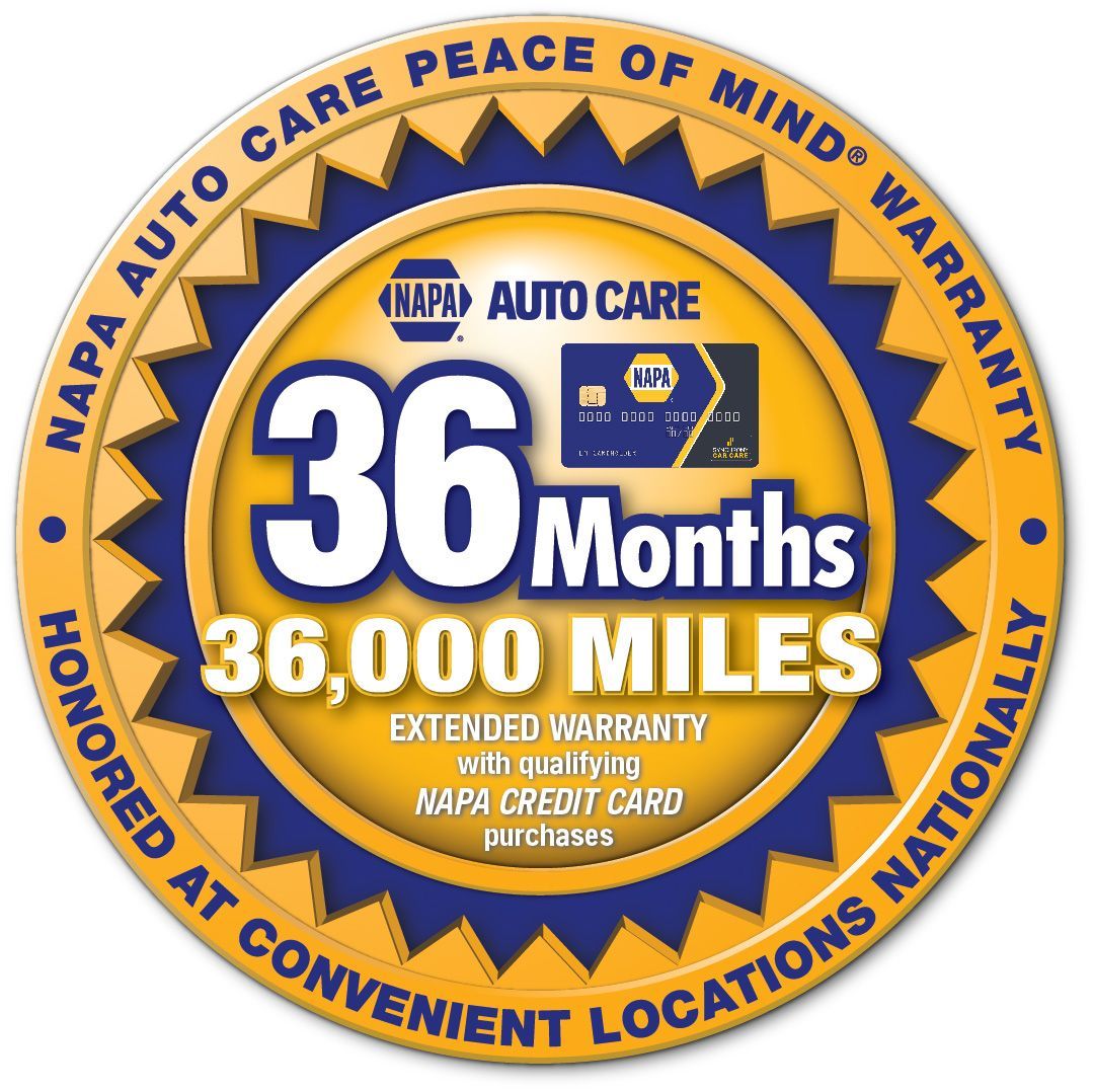 NAPA 36/36 Warranty | Lakeview Automotive