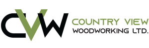 Furniture Classics Country View Woodworking Ltd. logo with green and black “CVW” text