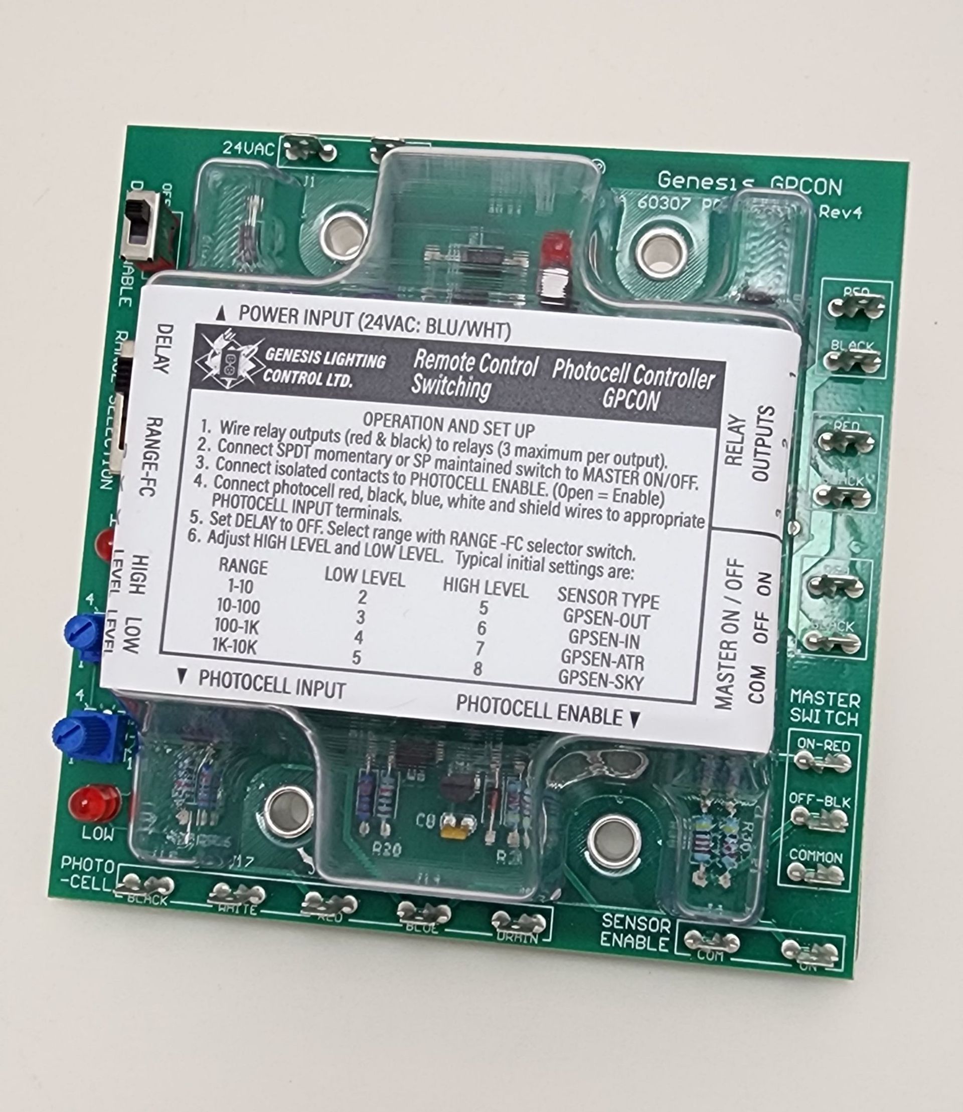 Photo Sensor Controller
