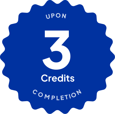 Badge: 4 Credits Upon Completion