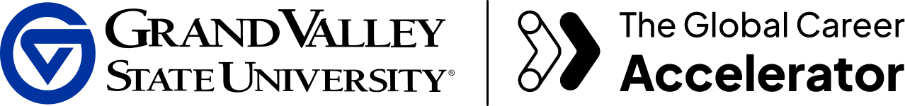 home Grand Valley State University and The Global Career Accelerator logos