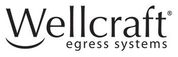Wellcraft Egress Systems logo featuring black text on a white background.