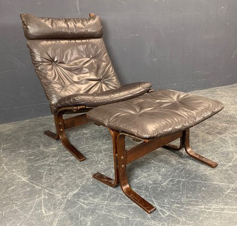 Ingmar Relling for Westnofa Armchair and Footstool
